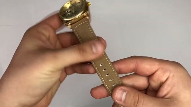 Відео огляд Годинник наручний кварцовий Panerai White ремінець коричневий репліка смотреть онлайн
