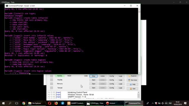 Tutorial Natural Join melalui CMD смотреть онлайн