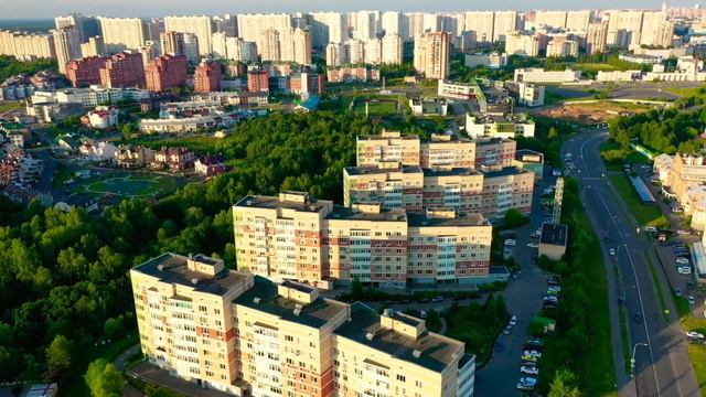 Куркино с высоты птичьего полёта смотреть онлайн