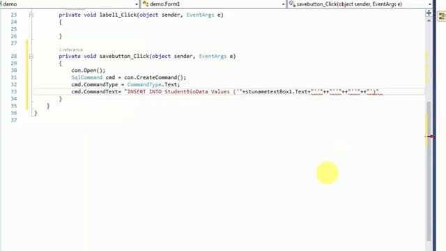 How To Add Data In SQL Server Database Using C# Step By Step (SQL Server Part 2) смотреть онлайн