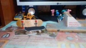 "мой самодельный фингер скейт парк" и + новый фингер борд