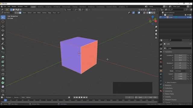 Проверка нормалей в Blender Face orientation смотреть онлайн