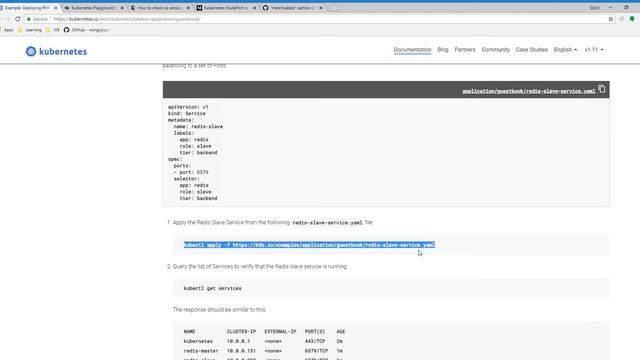 08 Example Deploying PHP Guestbook application with Redis смотреть онлайн