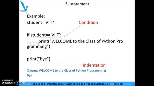 Python if and if else conditional block смотреть онлайн