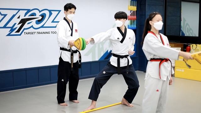 TATOOL 태권도 뒷굽이 타격교육 TAEKWONDO MP4