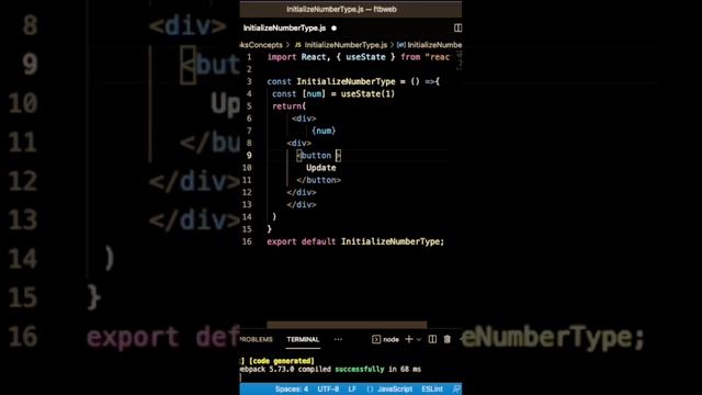 Number Declaration by using useState #reactjs #reacthooks #usestate #useeffect #coding #javascript смотреть онлайн