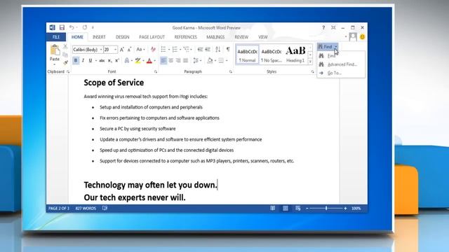 How to Delete a Page in Microsoft® Word 2013 смотреть онлайн