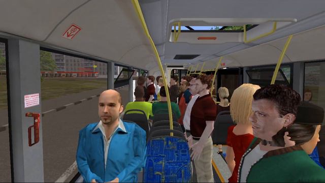 OMSI 2 Москва поездка на маршруте №557 Уссурийская улица  → МФЦ 