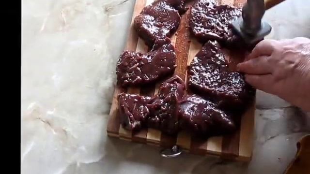 Печень говяжья обжаренная смотреть онлайн