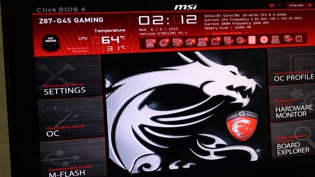 i5-4670k 4.8Ghz Overclock @ MSI Z87-G45 (1.295v) (now the 4690k) смотреть онлайн