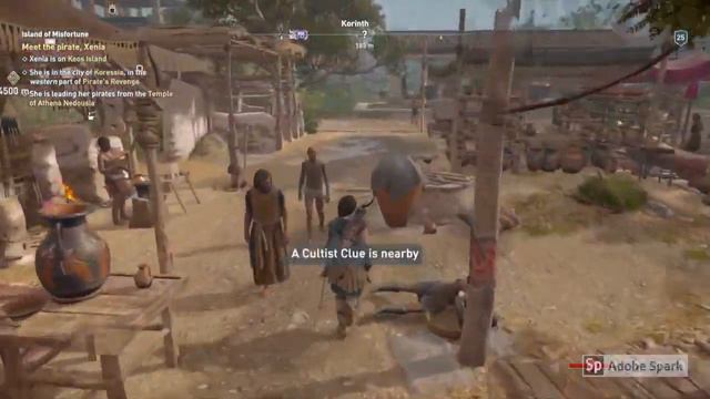 Cultist Clue Location - Korinth - Korinthia - Assassin's Creed Odyssey смотреть онлайн