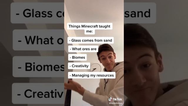 Minecraft taught me a lot more the an School смотреть онлайн