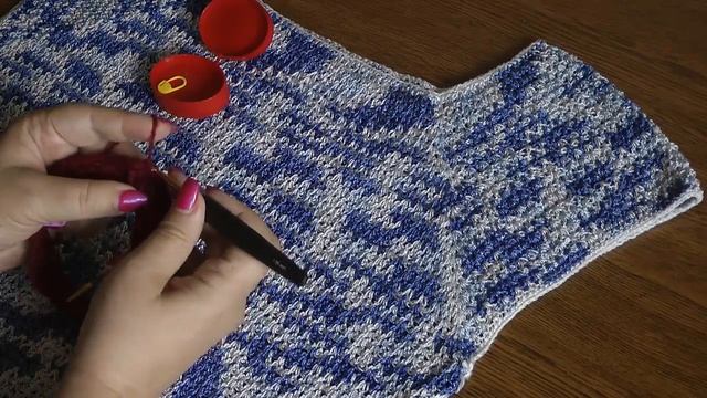 Кофточка, связанная крючком от горловины смотреть онлайн