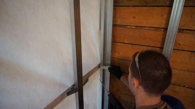 Дом из бруса 2. Внутренний угол профилей для гипсокартона смотреть онлайн