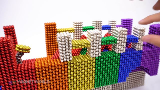 How To Make School Bus From Magnetic Balls ( Satisfying and Relax ) | Magnet World 4K смотреть онлайн
