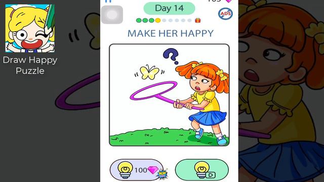 Draw Happy Puzzle Gameplay Walkthrough Part 1 Levels 1 - 3 смотреть онлайн