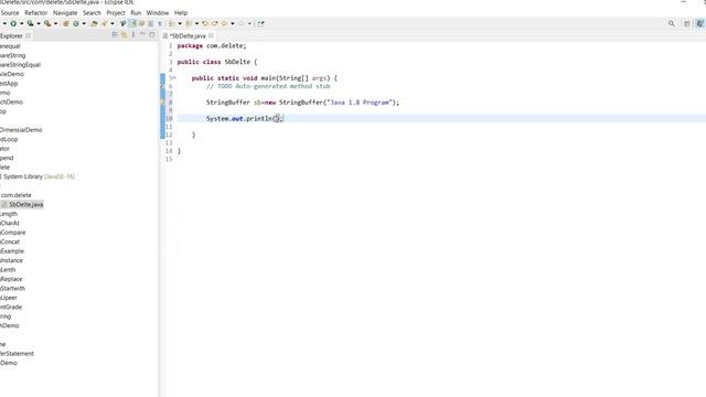 Core Java 56) How to delete String Buffer | Java Tutorials | AndroIndian смотреть онлайн
