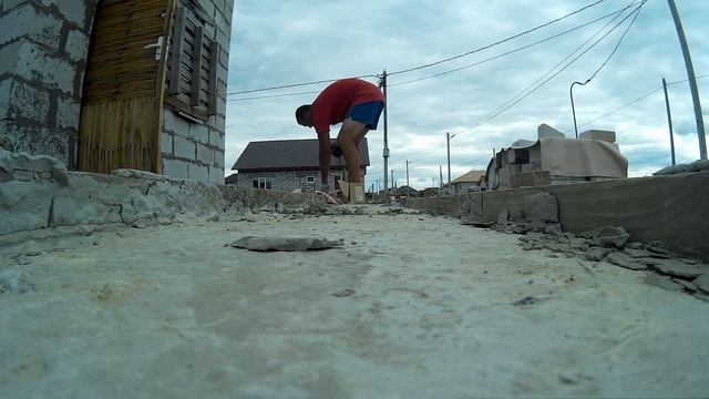 Фундамент пристройки гаража Снятие опалубки смотреть онлайн