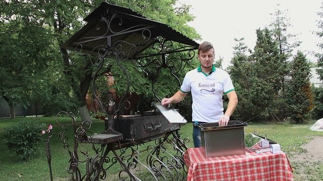 Обзор коптильни горячего копчения КН 30 смотреть онлайн