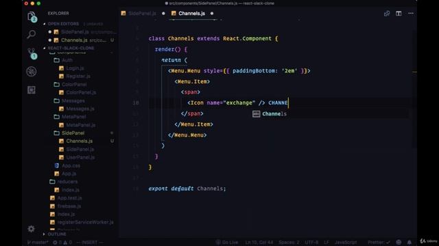 Adding Displaying Public Channels - Add Channels Component смотреть онлайн