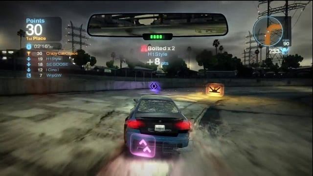 BLUR Online Beta Testing - Motor Mash Multiplayer Mode - (A Battle w Power-ups) HD смотреть онлайн