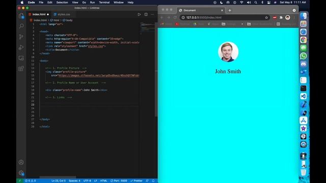How to Build a Custom Linktree Website (HTML/CSS) смотреть онлайн