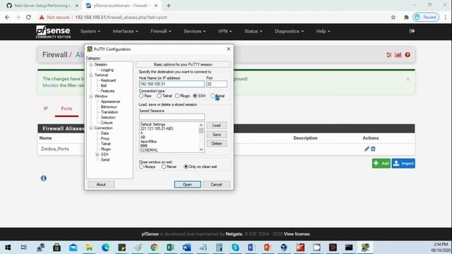 Linux Mail Server Administration: Part 4 Zimbra Install and PFSense Port Forwarding смотреть онлайн