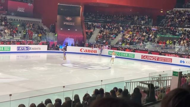 Девушки разминка ПП, финал Гран при 2019, Турин / Torino, GP final 2019, ladies practice FS смотреть онлайн