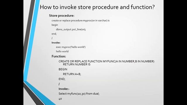 Random question answer in ORACLE RDBMS смотреть онлайн