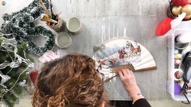 Декупаж веера смотреть онлайн