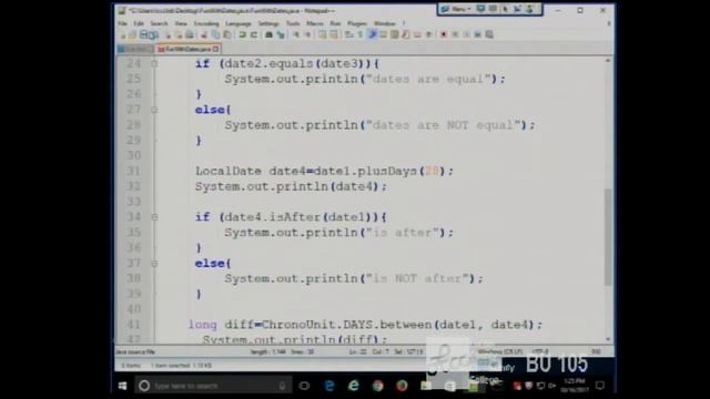CISS226 - Java - Fall 2017 - Week 8, Lecture 1 - October 16, 2017 смотреть онлайн