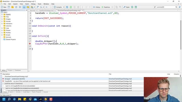 Coding The Donchian Channel Martingale Strategy For MetaTrader 5 | mql5 Programming Tutorial Part 1 смотреть онлайн