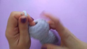 МЫШОНОК за ПОЛЧАСА. Мастер класс игрушка крючком из плюшевой пряжи. Амигуруми легко, просто, быстро