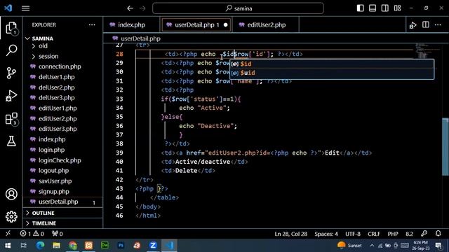 Web Development | PHP Mysqli | CRUD System | dt 27-09-23 смотреть онлайн