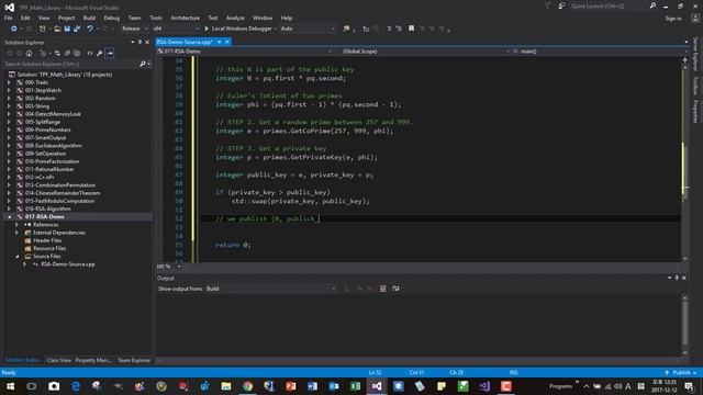 Complete RSA Algorithm in C++ смотреть онлайн