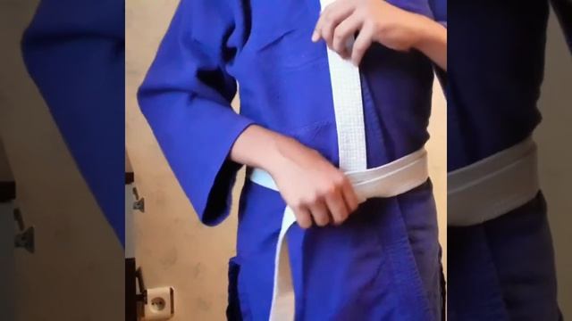 Как правильно завязать пояс в дзюдо. смотреть онлайн