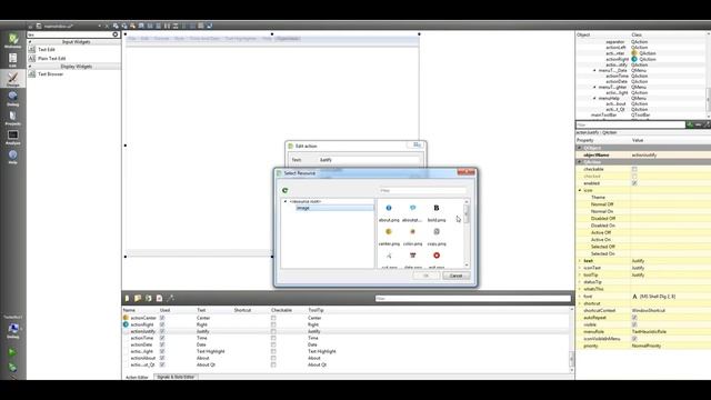 Designing Menu And Toolbar PyQt5 And Qt Designer Making Texteditor #3 смотреть онлайн