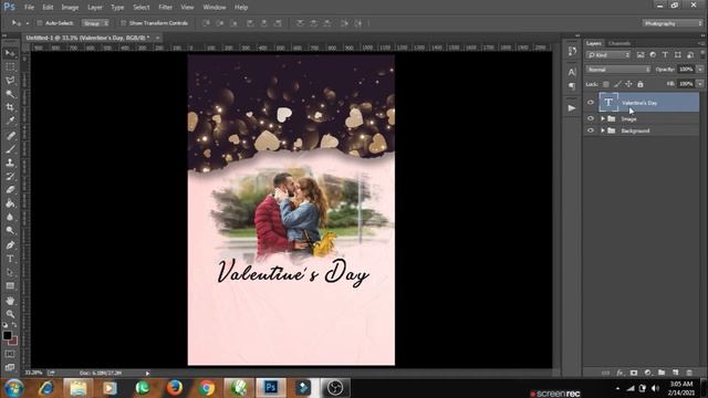 Valentines Day || Free Online Poster Maker | Design Custom Posters | Photoshop CC смотреть онлайн