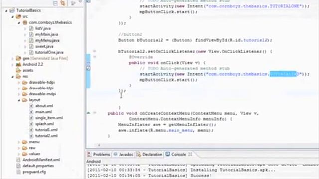 Android Tutorial & Lessons 19 Start ListView and create String array YouTube смотреть онлайн