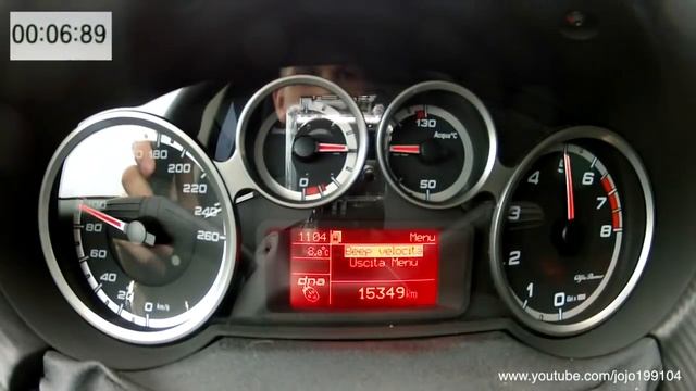 Alfa Romeo MiTo 1.4TB 155cv 0-160 km/h смотреть онлайн