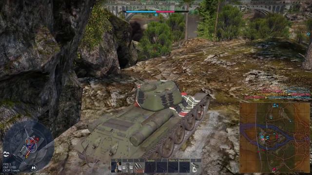 "War Thunder Т-34-85 против топовых ОБТ" смотреть онлайн