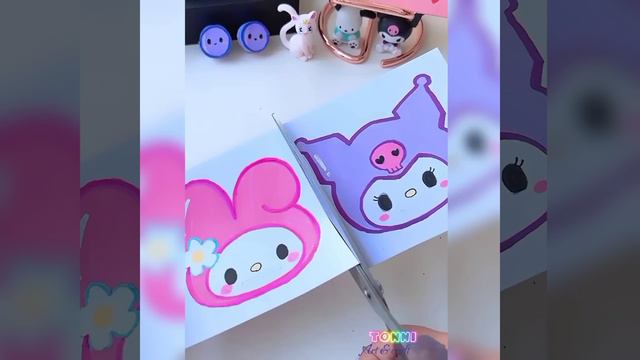Paper craft/Easy craft ideas/ miniature craft / how to make /DIY/school project/Tonni art and craft смотреть онлайн