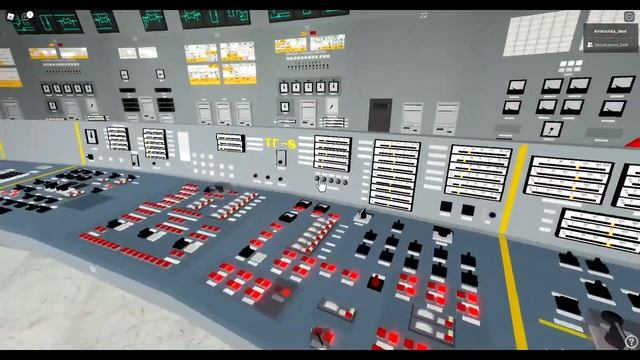 Roblox Chernobyl NPP Reactor No 4 Control Room смотреть онлайн