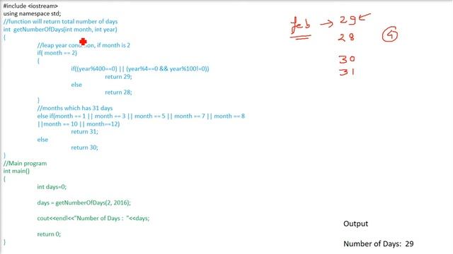 C++ program Total Days in Month | C program to Find Total Days in Month of Year смотреть онлайн
