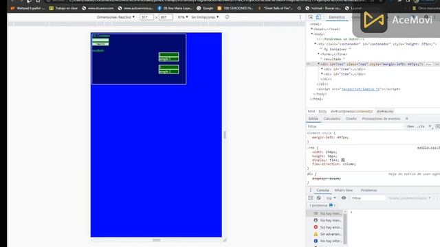 JavaScript-Ejemplo de arrays con manipulacion de css(parte 2) смотреть онлайн