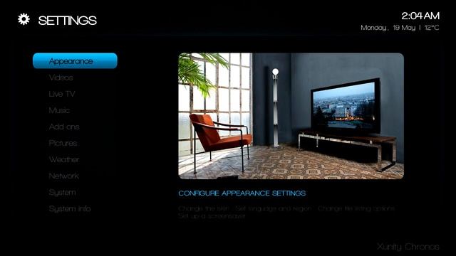 Xunity Eclipse - Xbmc -Settings смотреть онлайн