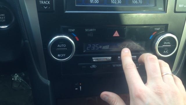 Особенности работы климат контроля Toyota Camry V50