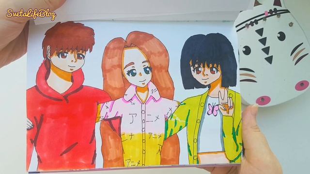 Скетчбук №20 | Обзор | SvetaLifeBlog смотреть онлайн