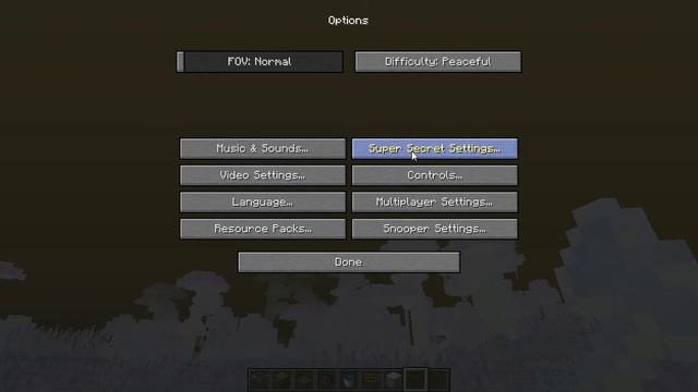 super secret settings on minecraft смотреть онлайн