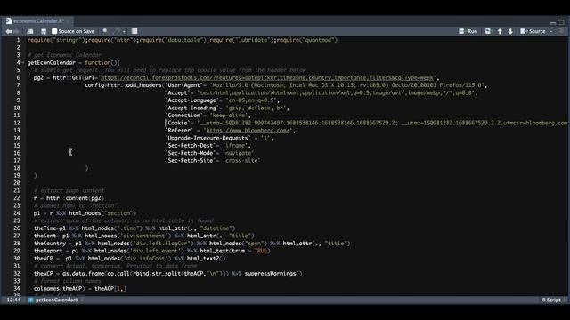 How to Scrape the Economic Calendar (With Market Impact Estimate) Using R смотреть онлайн